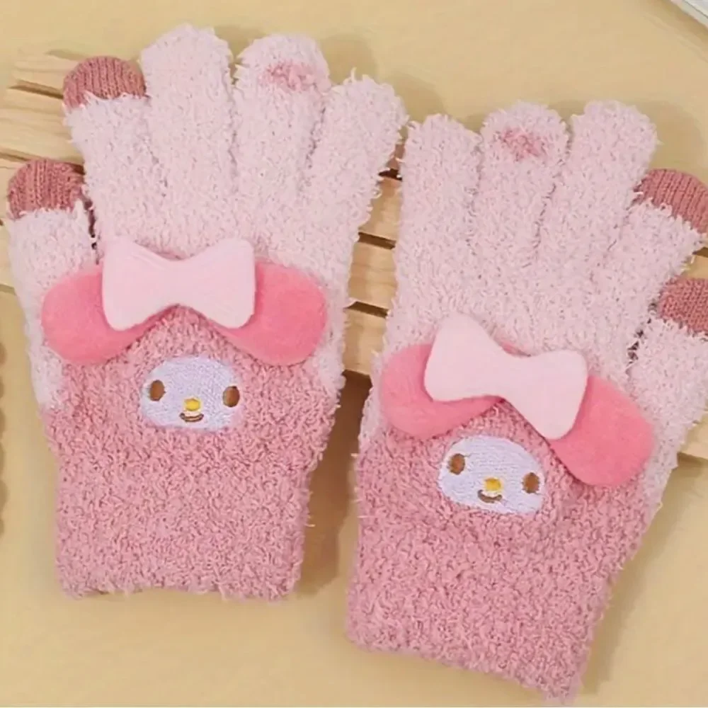 My Melody Plush Gloves